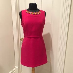 Pink dress with added flair